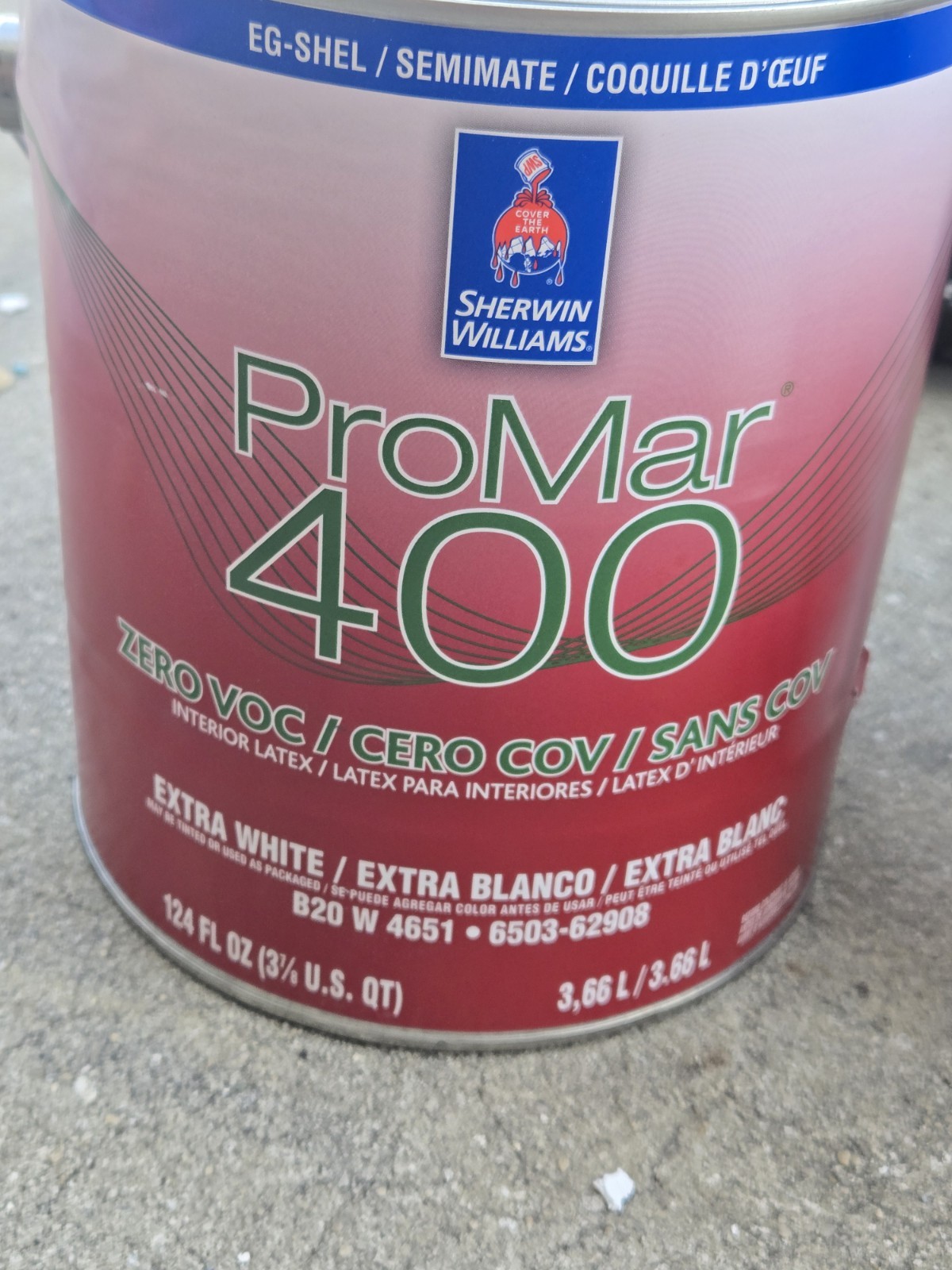 Sherwin WIlliams ProMar 400 Eg shell/ Gallon cream color