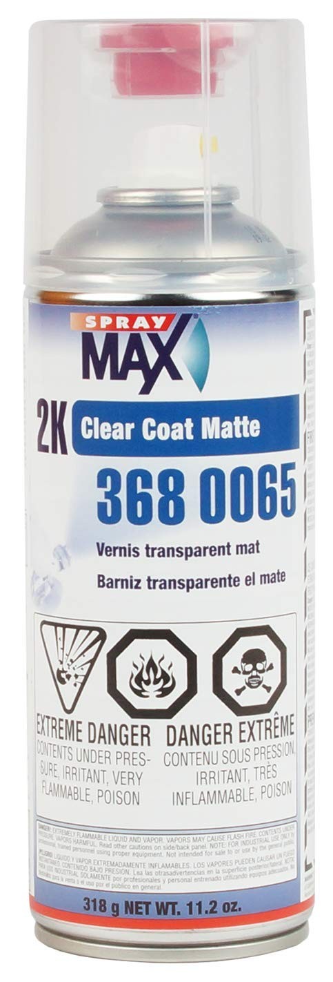 Spraymax Matte Clearcoat 3680065 – Automotive Protective Finish, Fast Dry, Du…