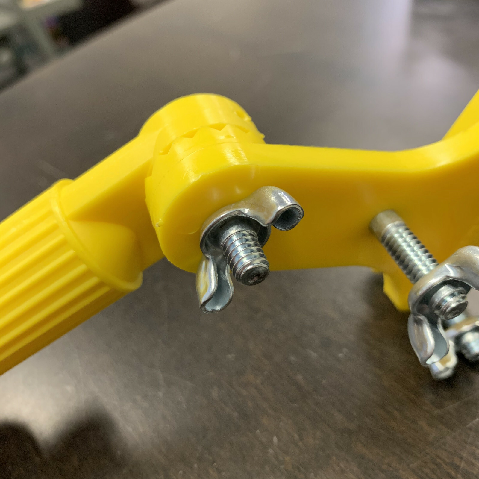 Mr. Longarm Paint Brush and Adjustable Tool Holder Adapter Yellow 9″ Length 2-PK