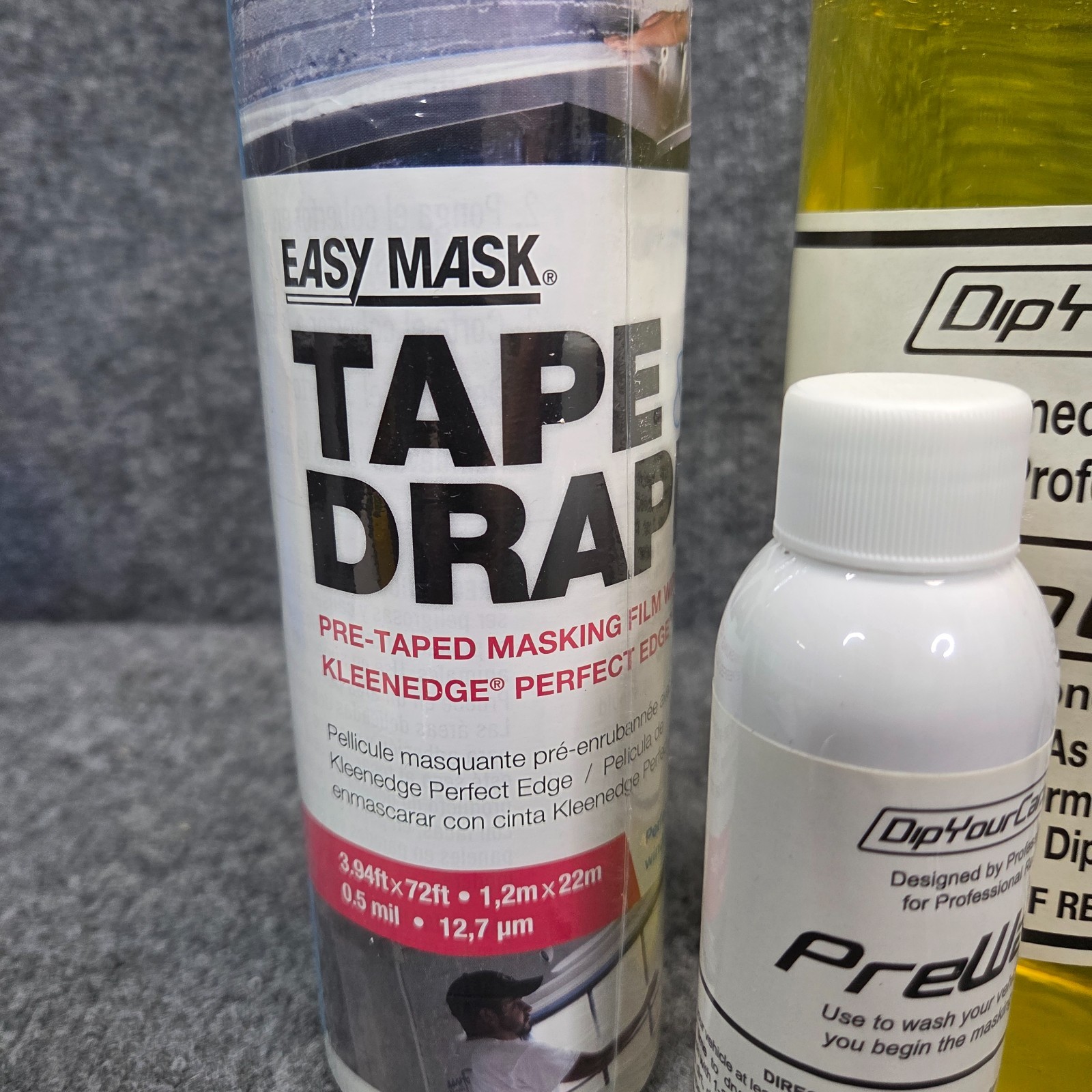 DYC DipYourCar Dip Wash Concentrate Prewash Coat PreDip Spray Tape Drape LOT