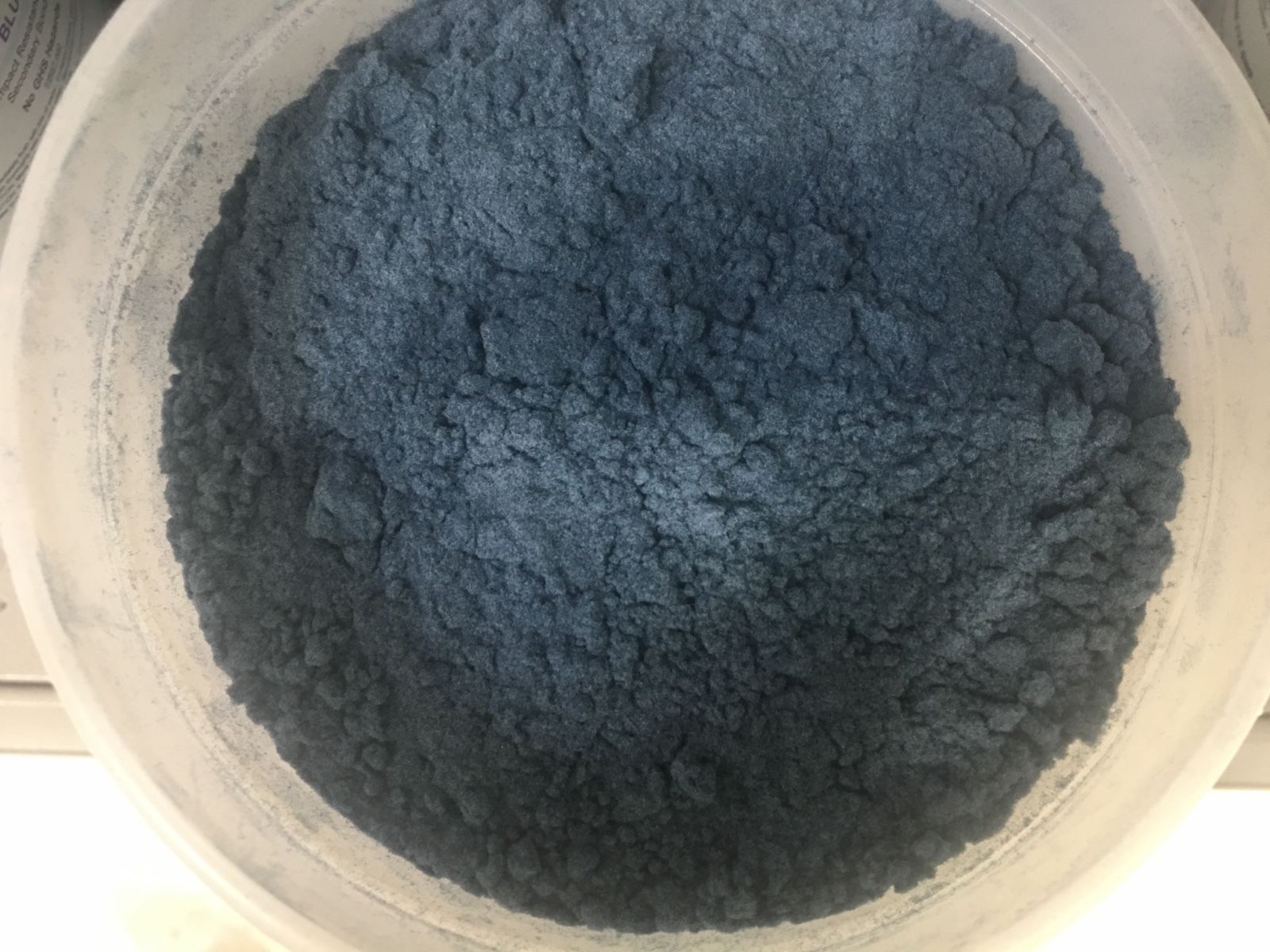 BLUE COTTON FLOCK 2 Quarts NON IRRITANT FILLER for making resin putties