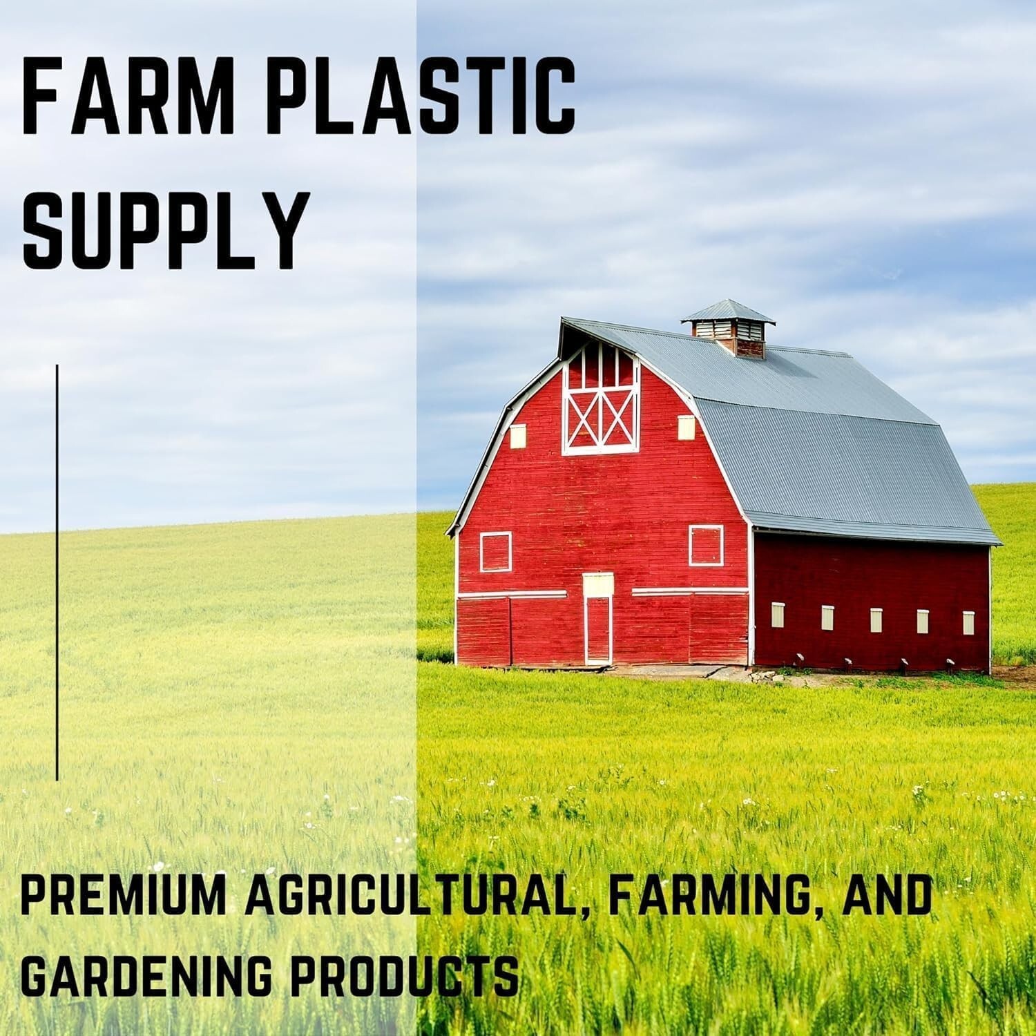 Farm Plastic Supply – Clear Vinyl Sheeting – 12 Mil – 6.5ft Wide