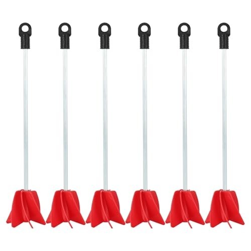 2-Pack Paint Mixer Attachments for Drill – 11.8″ Stirrer Paddle for Epoxy & Thic