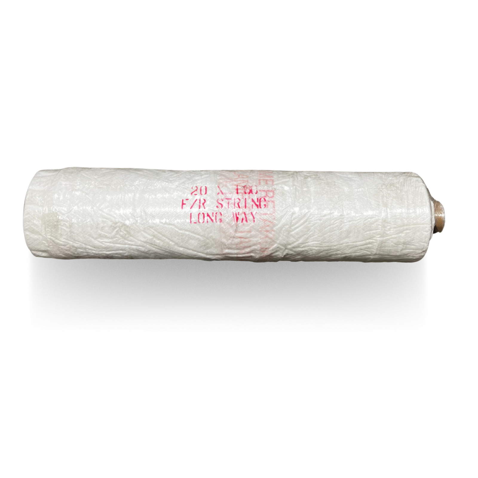 6mil 20’x100′ String Reinforced Woven Poly Sheeting Roll Clear Flame Retardant