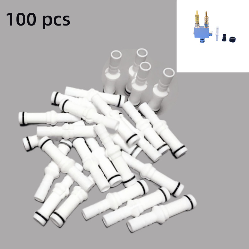 100PCS PTFE Annular gap collector nozzle 241225 for PI-F1 Powder injector pump