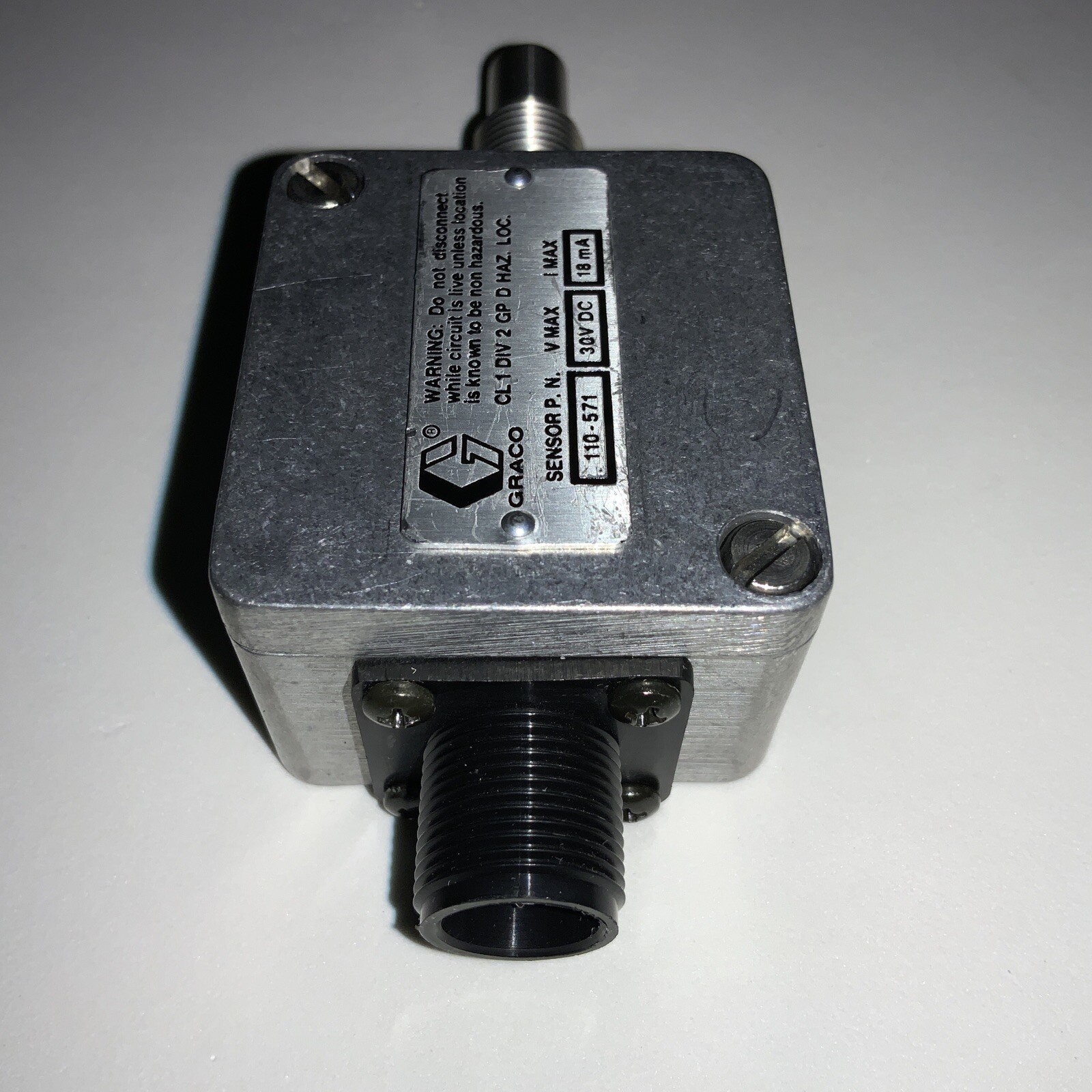 Graco 110-571 Module Carrier Frequency Sensor, 30VDC, 18mA-New.