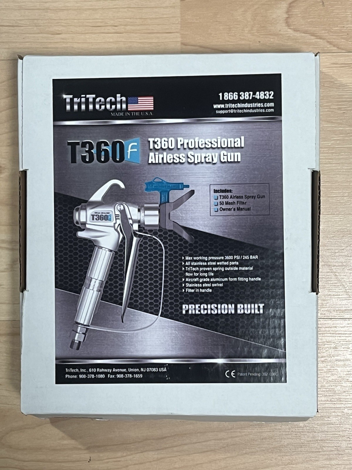 Tri-Tech T360F Professional Airless Spray Gun 503-150 7/8