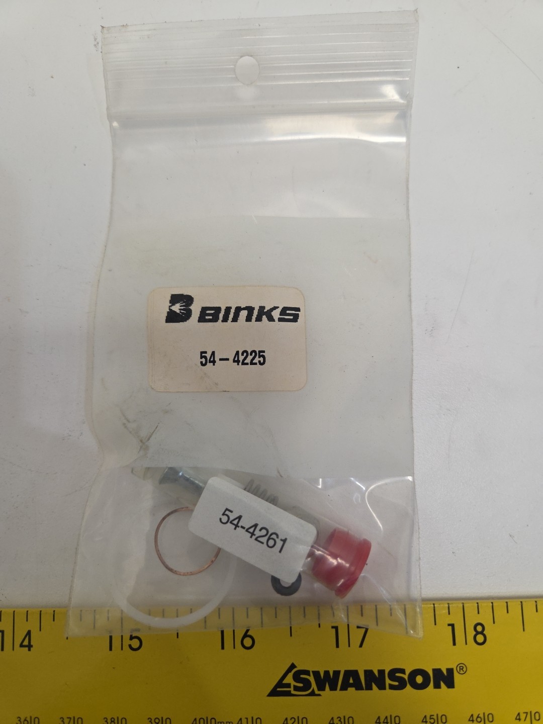 Binks 54-4225 Fluid Inlet Kit For Model 95 Spray Gun