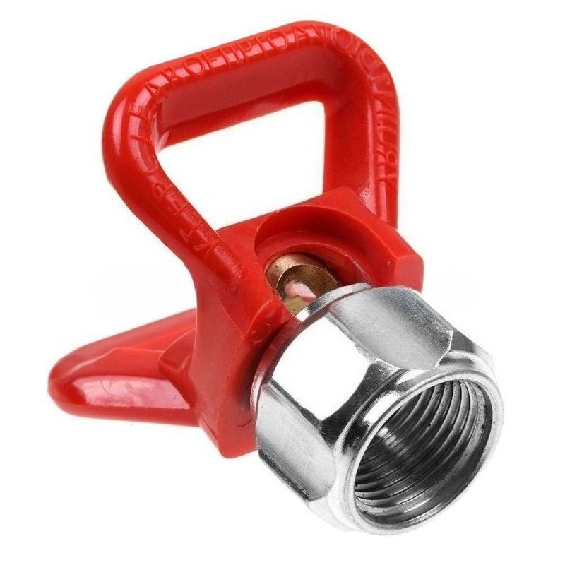 Blue or Red Airless Paint Spray Gun Tip Guard for 3600 PSI airless spray gun