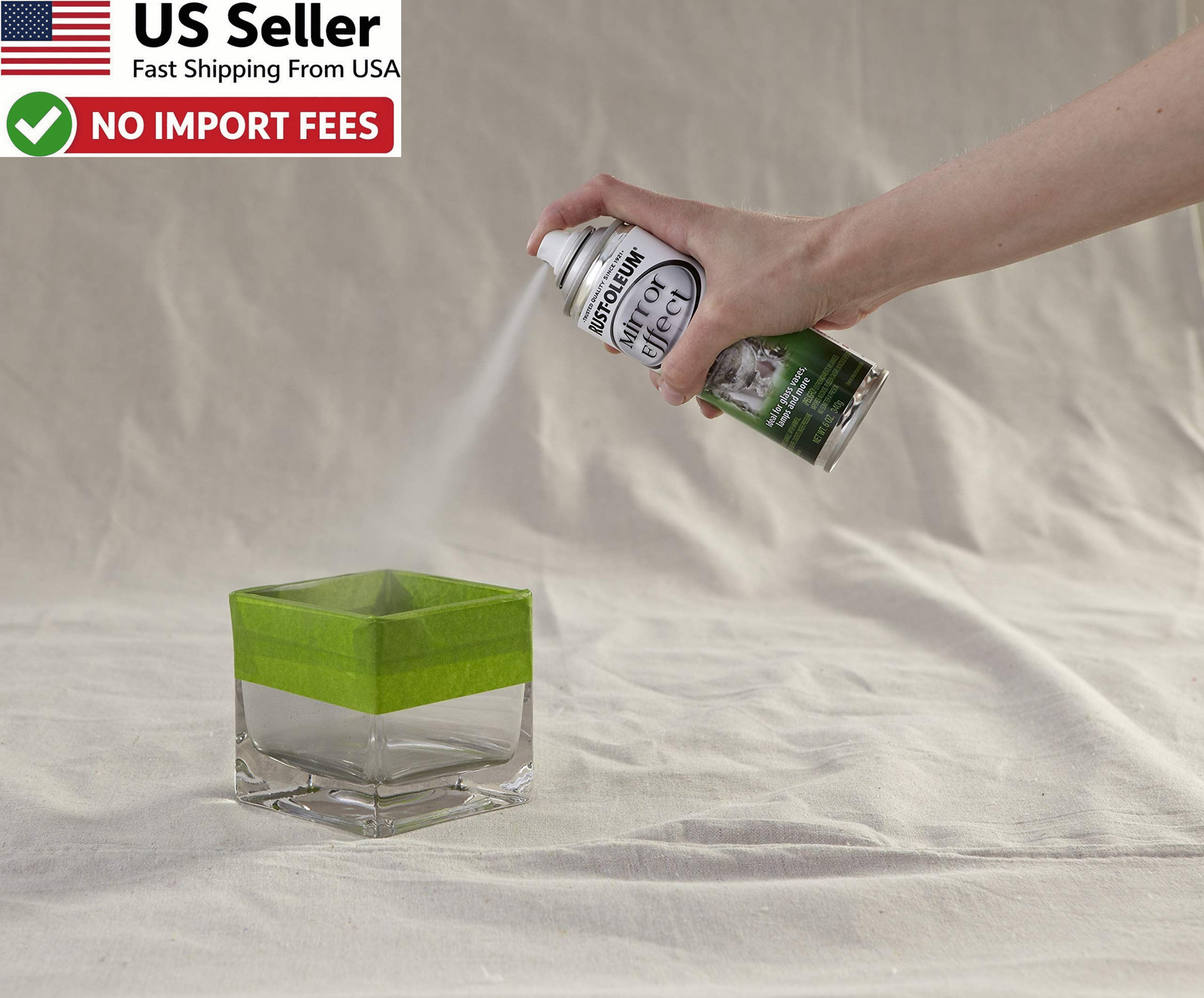 Rust-Oleum 301494 Specialty Mirror Effect Spray Paint 6 oz Silver FROM USA