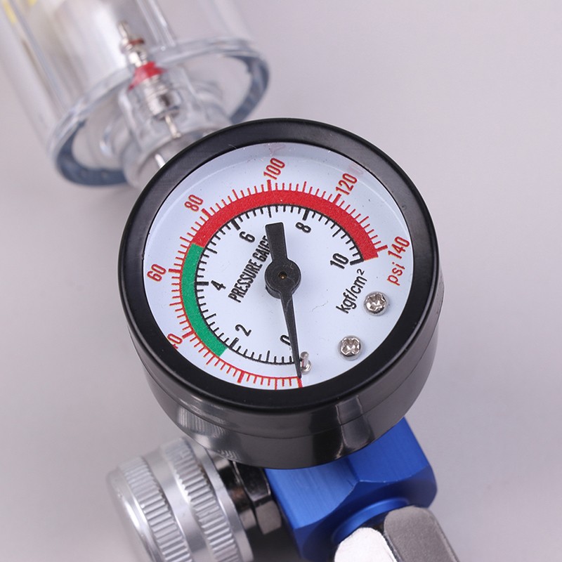 Pneumatic Spray Gun Air Regulator Gauge Water Trap Filter Tool JP/EU/US Adapt A3