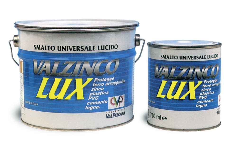 Universal glossy enamel for exterior-interior use Valzinco Lux