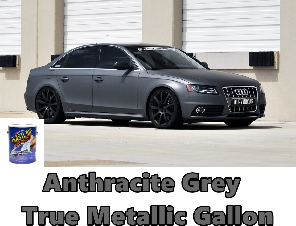Anthracite Grey Plasti Dip LOW VOC Gallon True Metallic California Approved