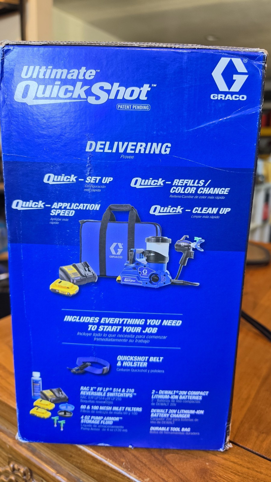 Graco 826308 Ultimate Quickshot Airless Paint Sprayer New Factory Sealed Box