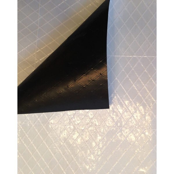 Dura Skrim 12mil String Reinforced Black/White Plastic Sheeting – UV Stabilized