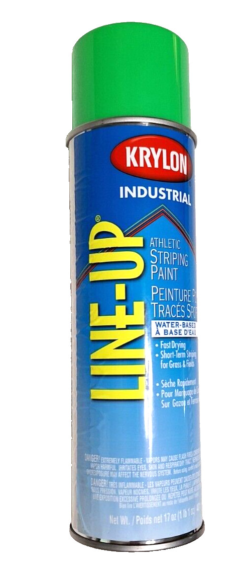 Krylon Industrial A03630004 Inverted Marking Paint, 17 Oz., Fluorescent Safety