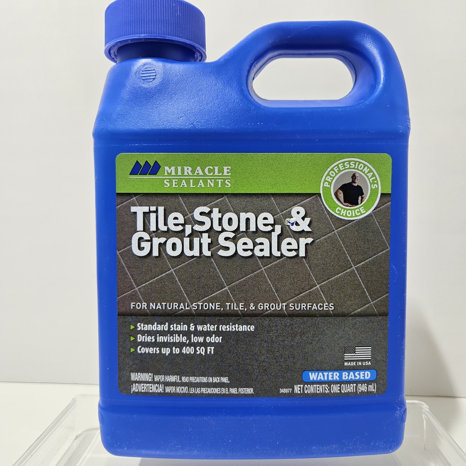 Miracle Sealants Tile Stone & Grout Sealer One Quart Water Based Stain Resistant