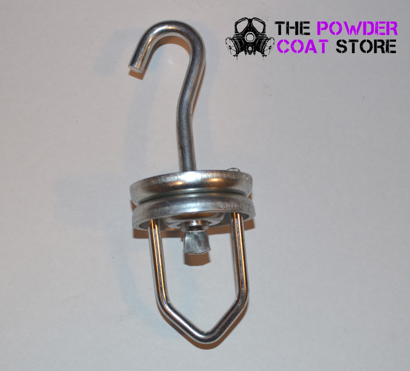 Swivel Rotating Hooks – Perfect for Powder Coating! Pack of 5! Holds 200 lbs!