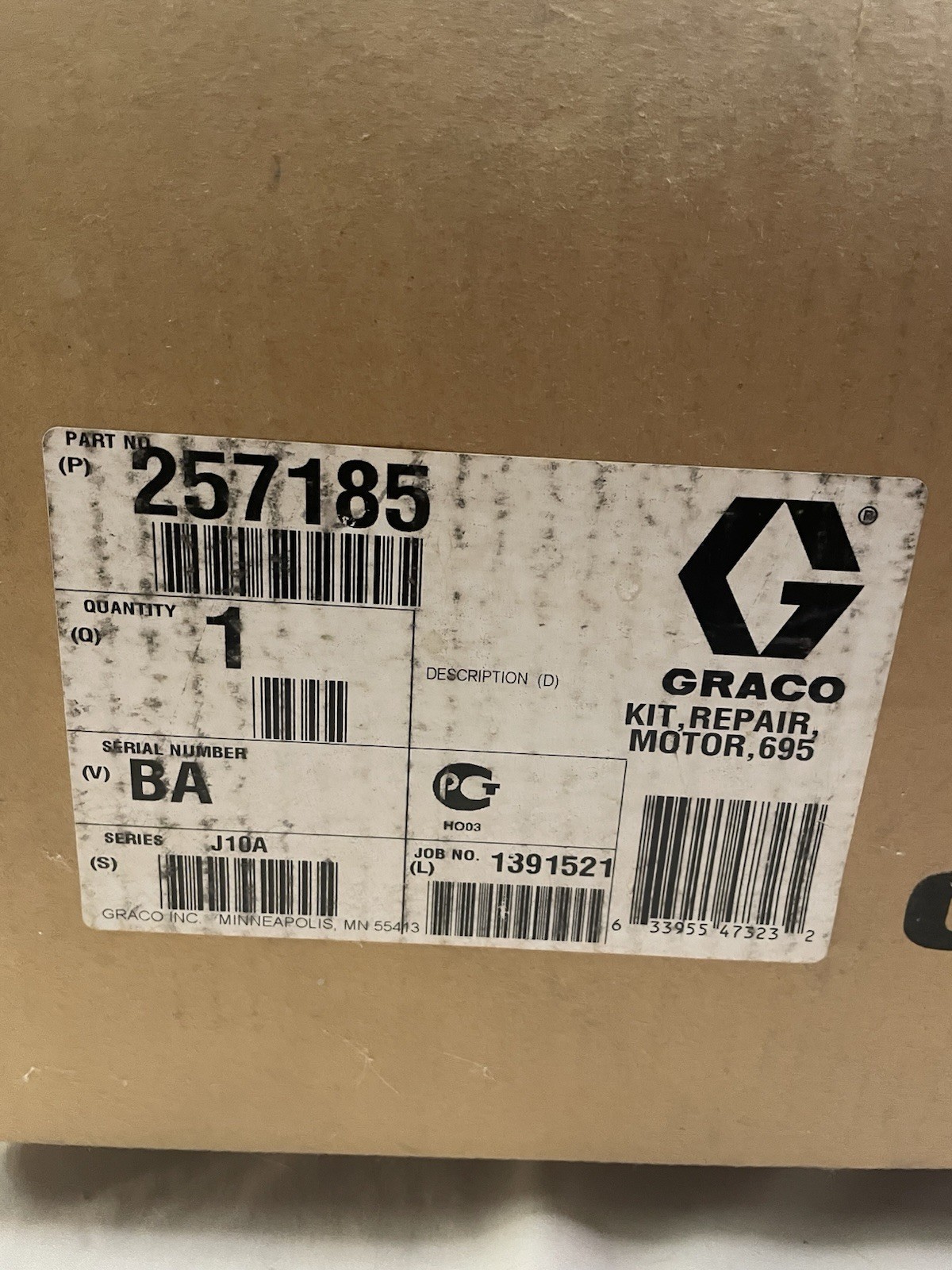 Graco 257185 Motor