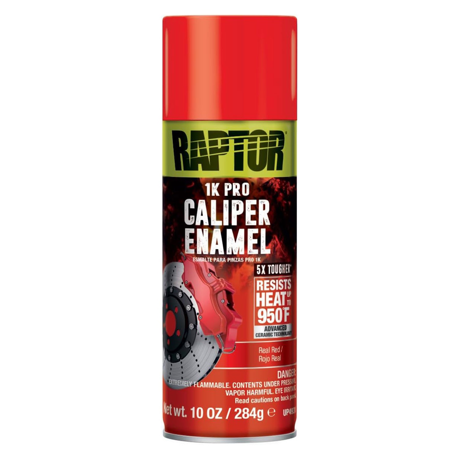 Raptor Caliper Enamel Spray, Professional Grade, , High Gloss Finish, Real Red