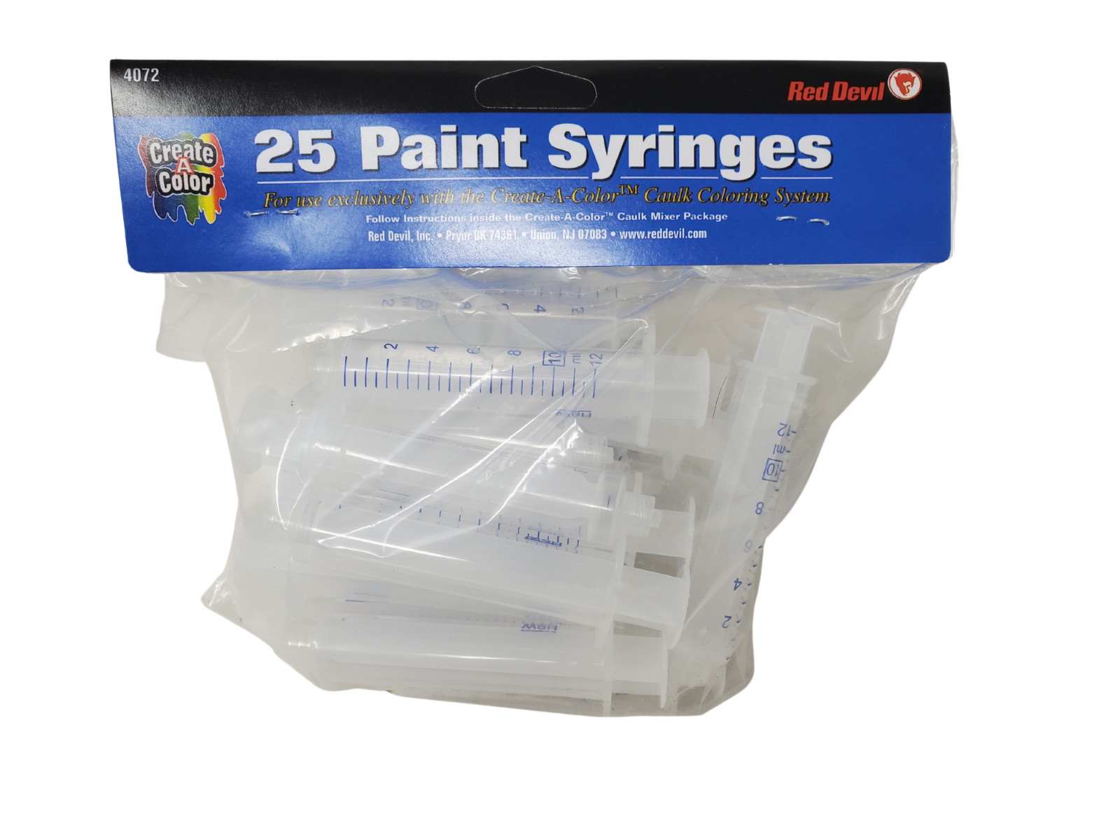 Red Devil – Create-A-Color Paint Syringes: Pack of 25