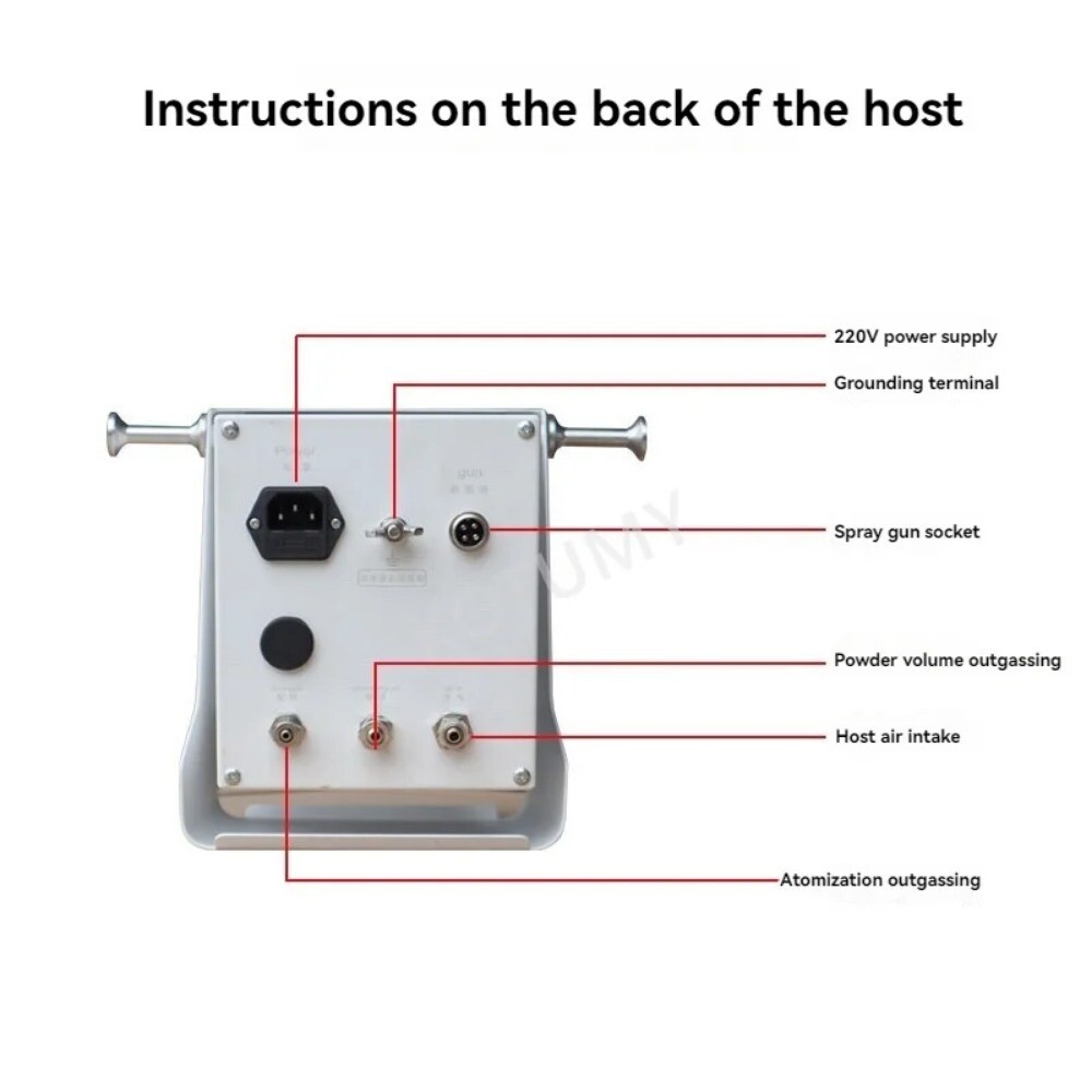 Powder Coating Machine Powder Spray Guns Electrostatic Sprayer Digital Display