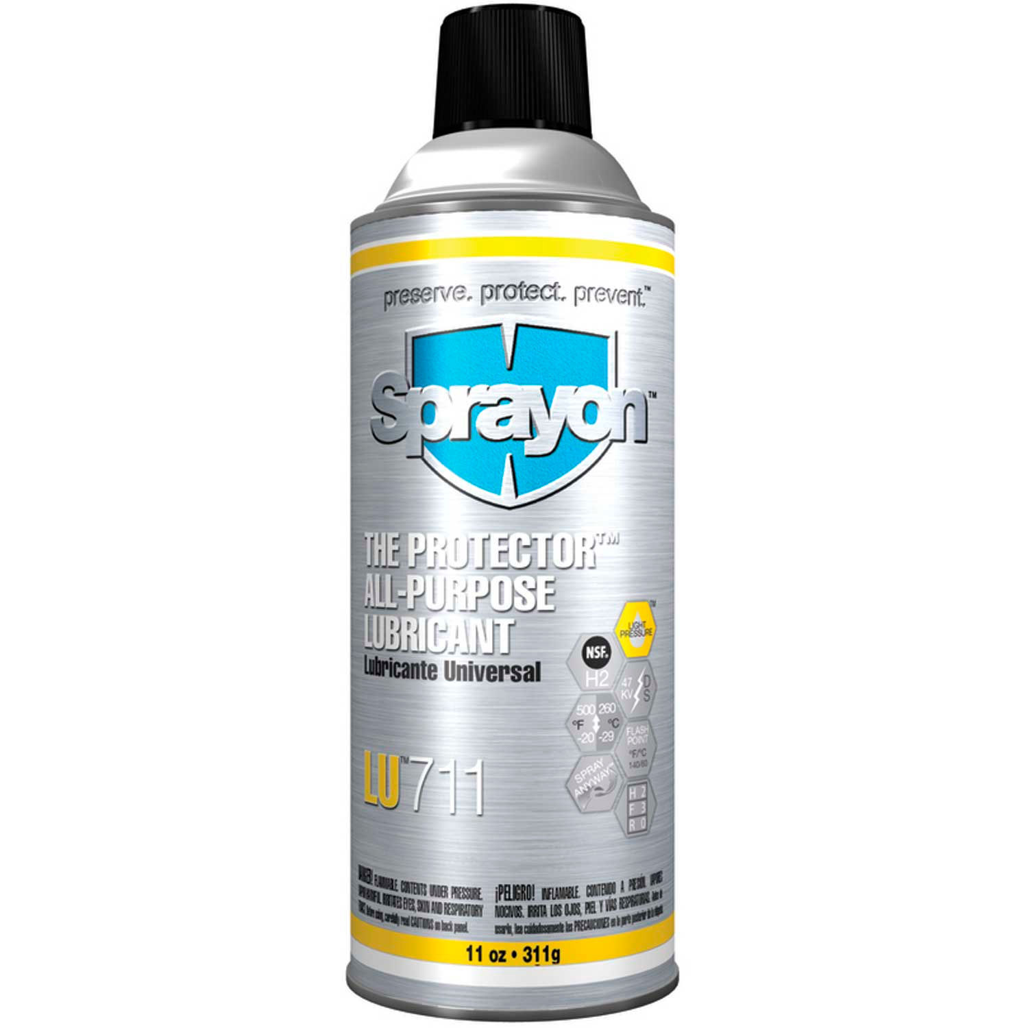 LU711 Sprayon The Protector Lubricant 11 Oz. Lot of 12