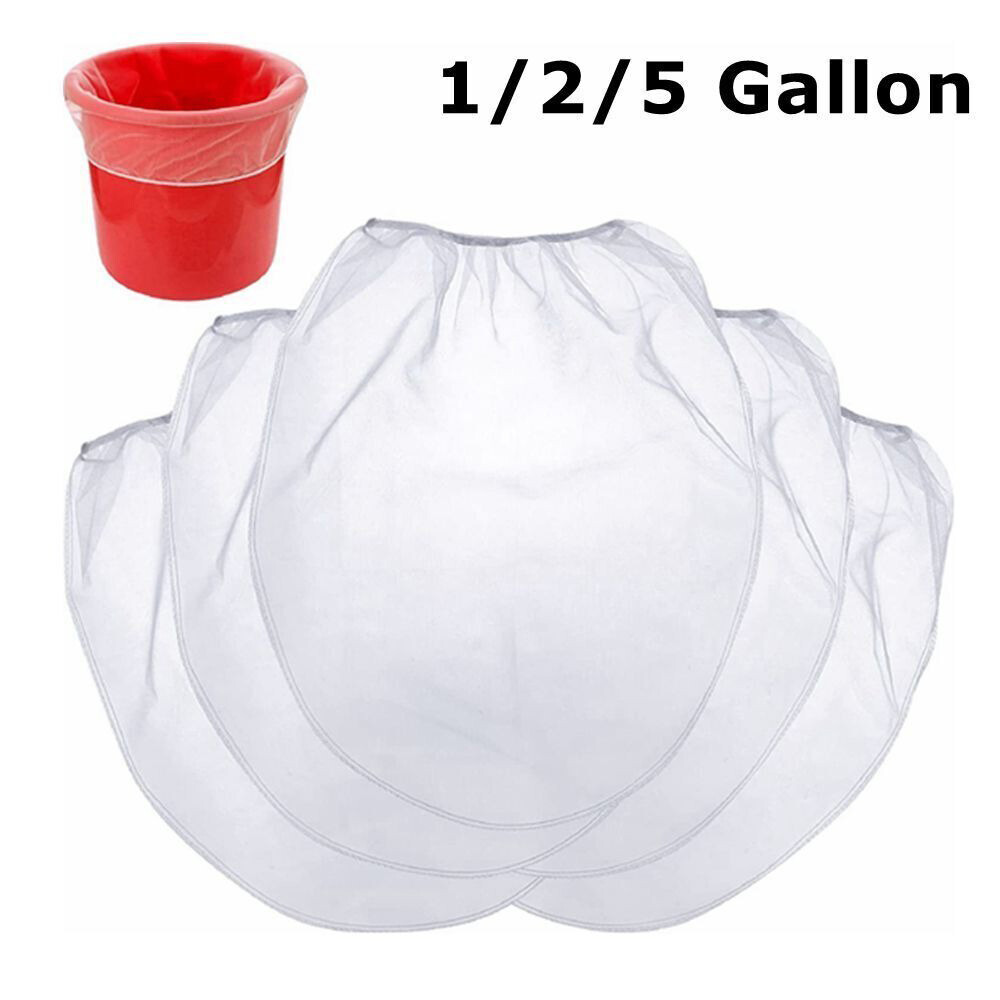 5/10Pcs Mesh Filters Paint Strainer Bags Elastic Opening Fine Waterproof Durable
