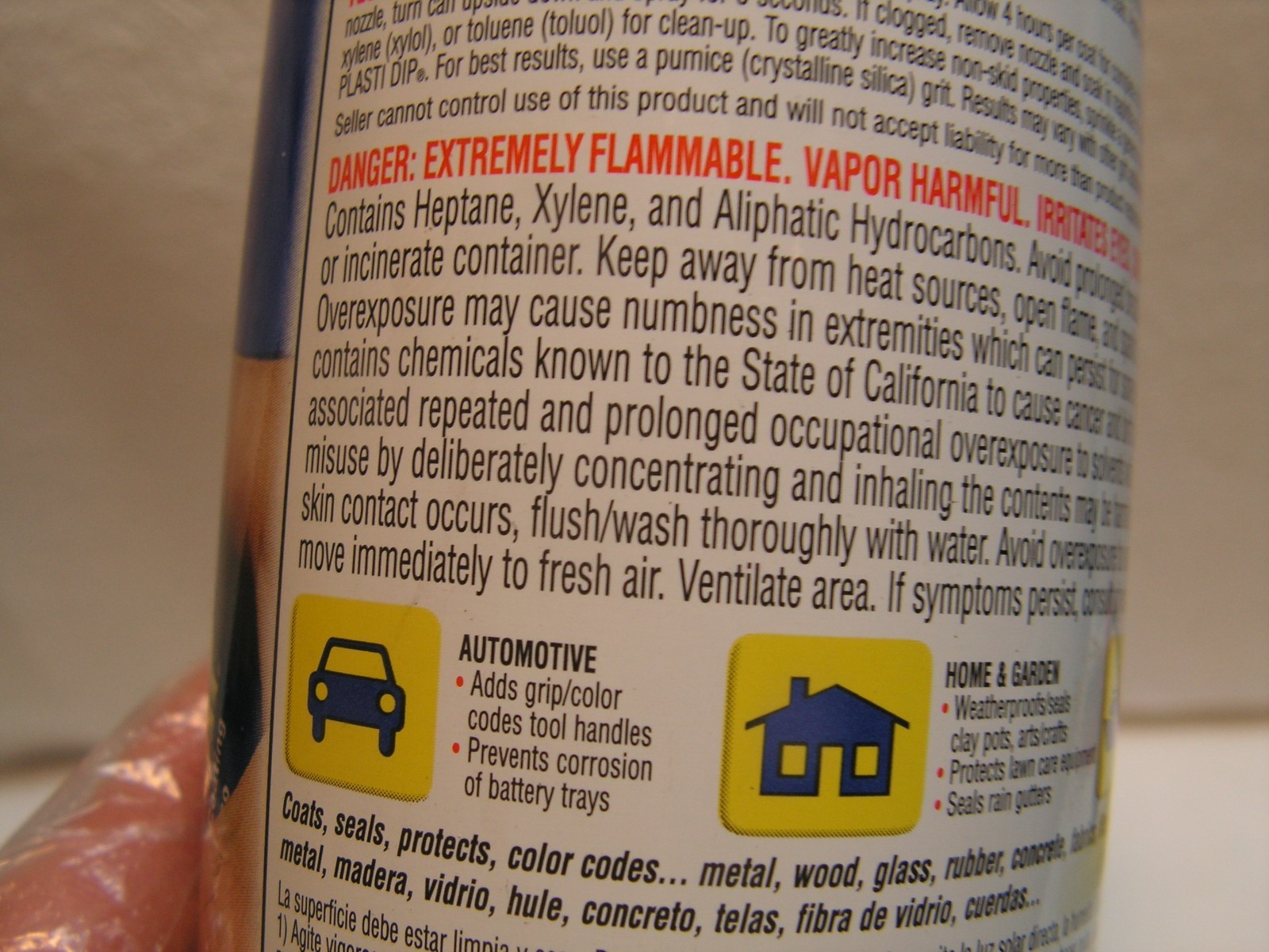 Plasti Dip Clear Protective Coating Spray 11 Ounce Flexible Rubber Finish