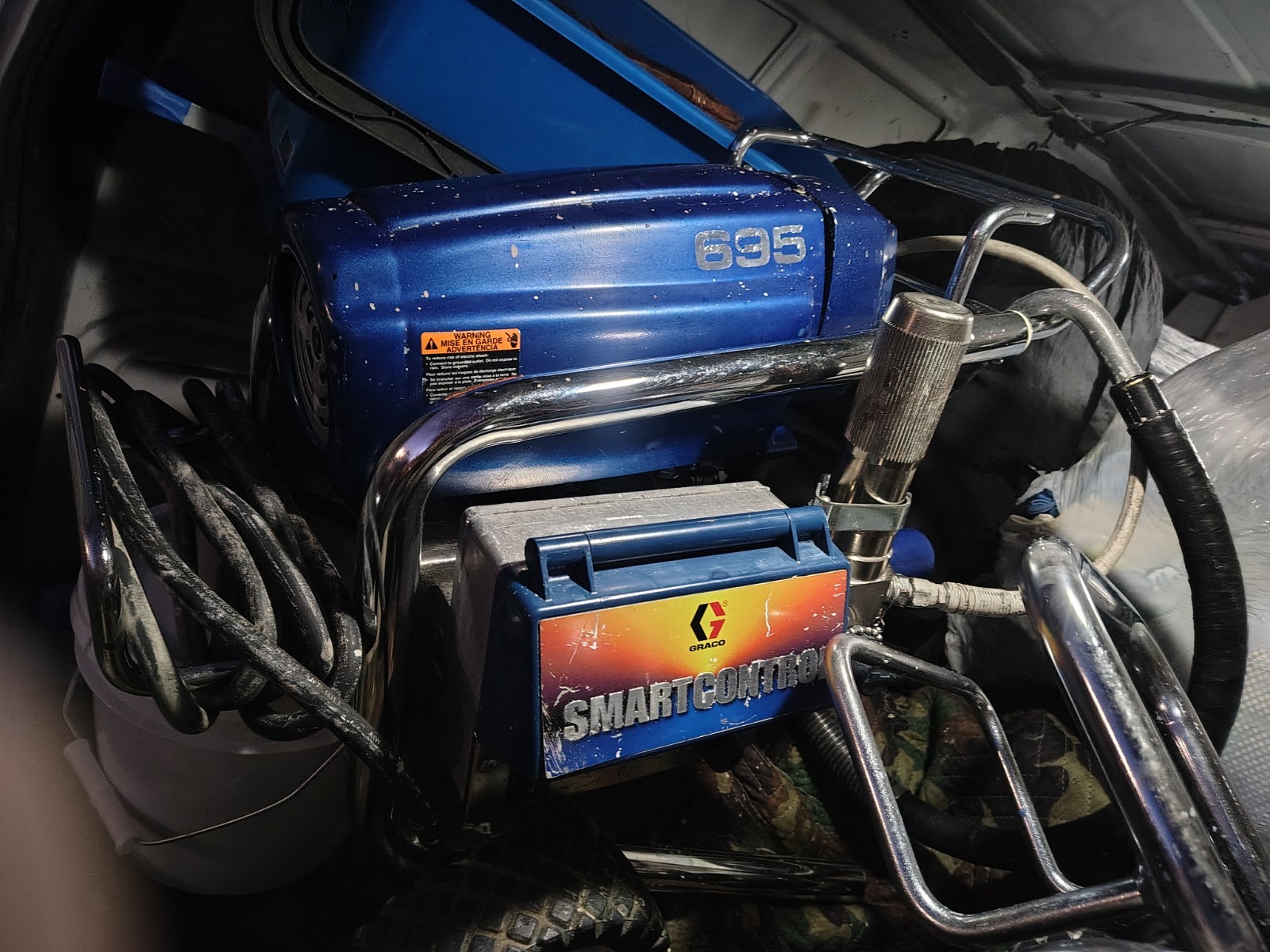 Graco Ultra Max II 695 SmartControl Airless Paint Sprayer Cart w/ 50 ft Hose