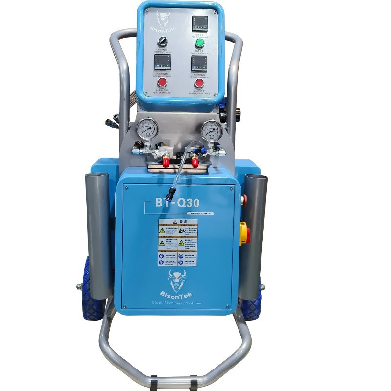 Pneumatic Polyurethane Spray Foam Machine 1:1 Ratio High Pressure Polyurea Spray