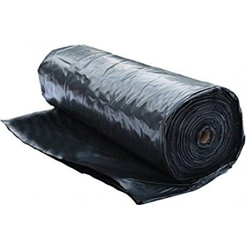 Vapor Barrier Supply – Poly Cover Black Vapor Barrier Plastic Sheeting – 6 Mil