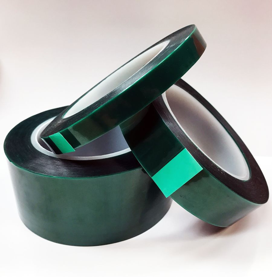 Powder Coating Masking Tape Green Polyester 1/8″ X 72 Yds 2 Mil – 400F