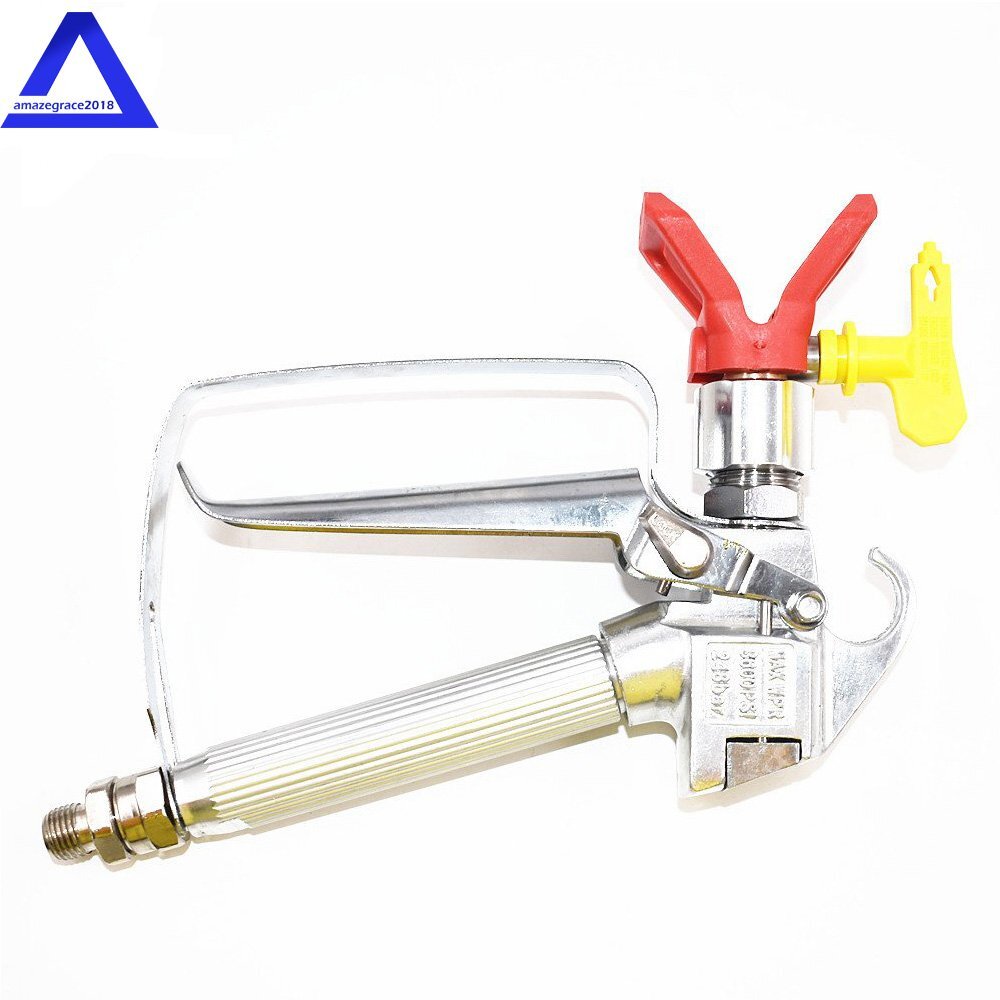 3600 psi Airless Paint Spray Gun 517 Spray Tip + Nozzle Guard for Sprayers