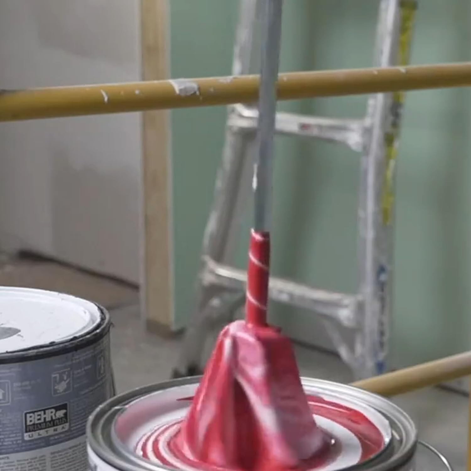 Paint Mixer HM1 Helix Drill Attachment 1-Gallon Fast Clean Epoxy Stain