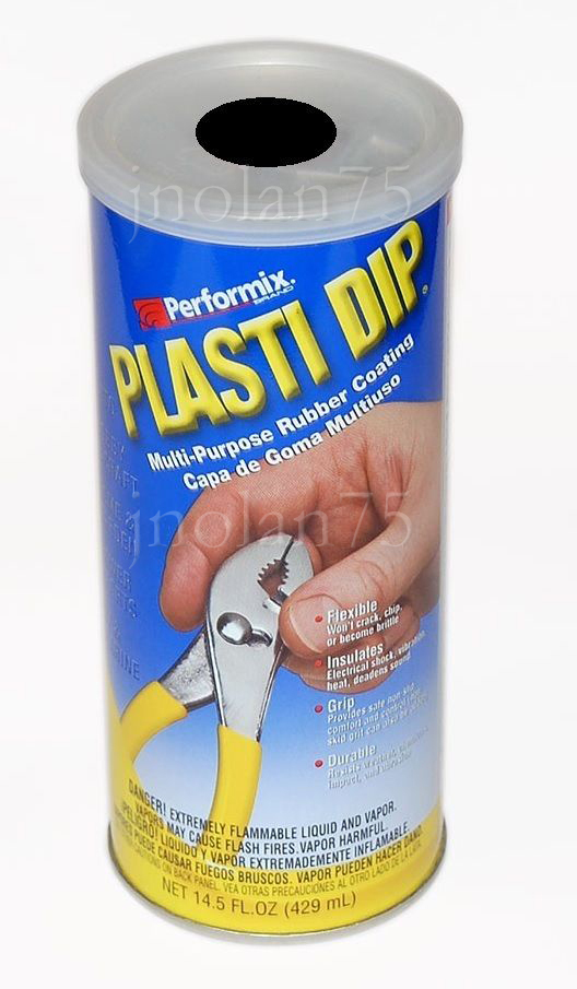BLACK 14.5 oz CAN Plasti-Dip Plastic Dip Rubber Coating Tool Grip Plasti Dip