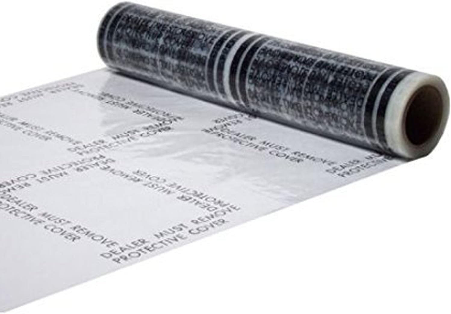 Hi-Tech Auto Adhesive Plastic Floor Mat, 4 mil | Perforated Every 24″ | 100 Mats