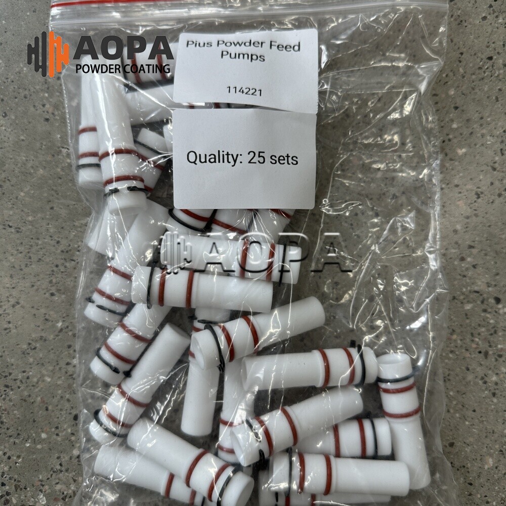 25PCS THROAT venturi Tivar standard flow 114221 Metric Powder Feed Pumps Non-OEM