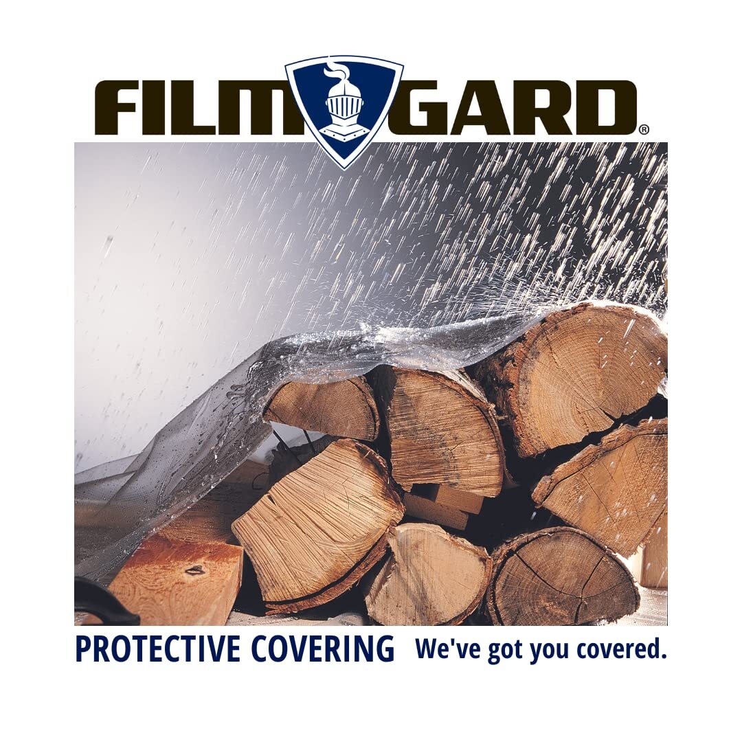 10x25x4 MIL Clear Polyethylene Sheeting for Construction Landscaping Projects