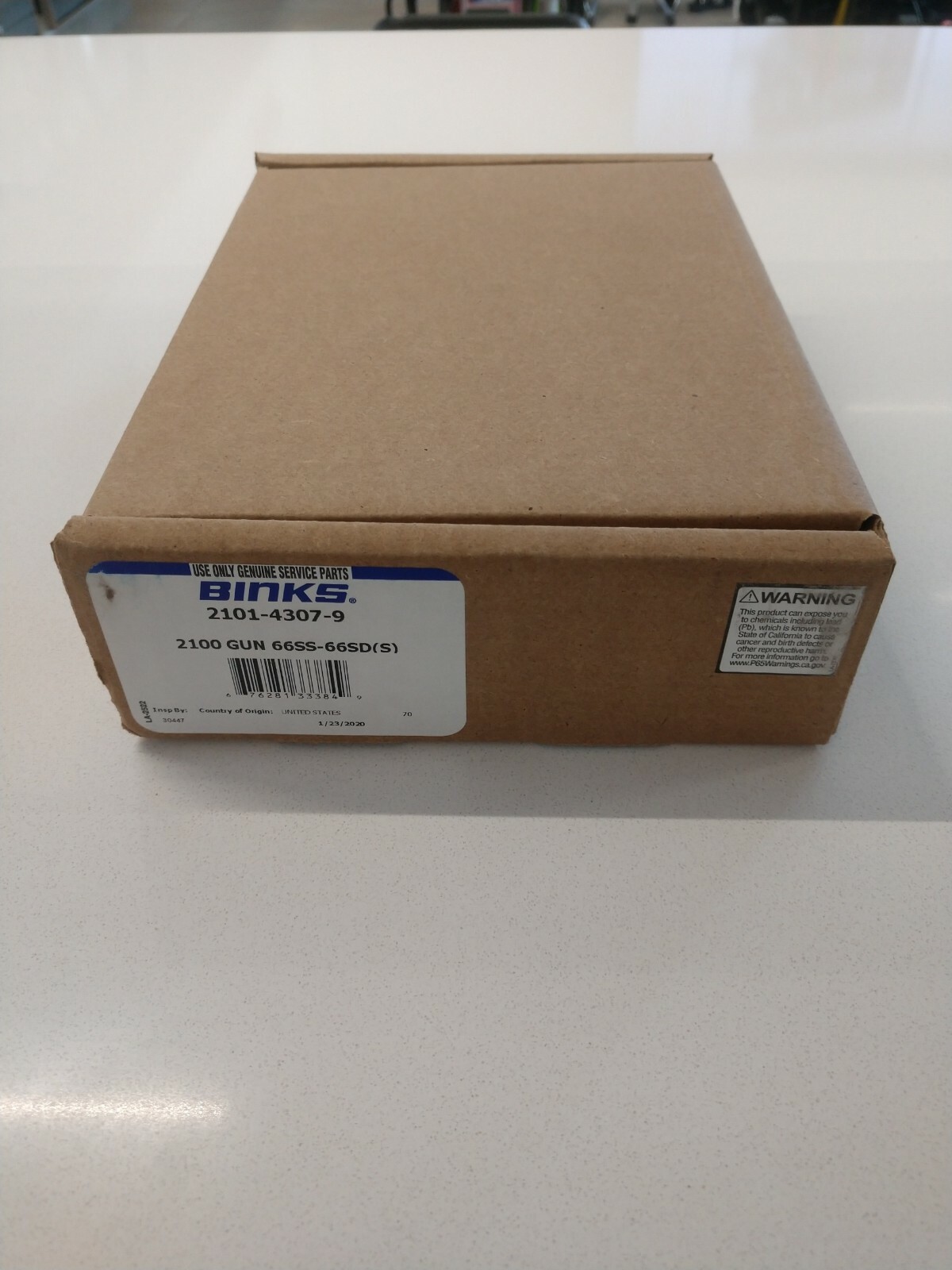 Binks 2100 Pressure Feed Conventional Spray Gun 66SS/66SD