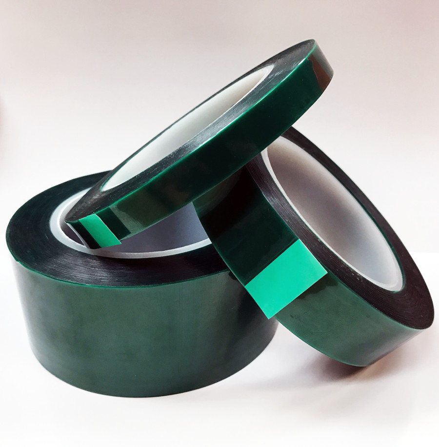 Powder Coating Masking Tape Lined Green Polyester 16″ X 36 Yds 2 Mil – 400F