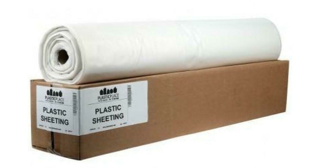 Plasticplace Clear Wide Plastic Sheeting, 6 Mil, 1 Roll / case