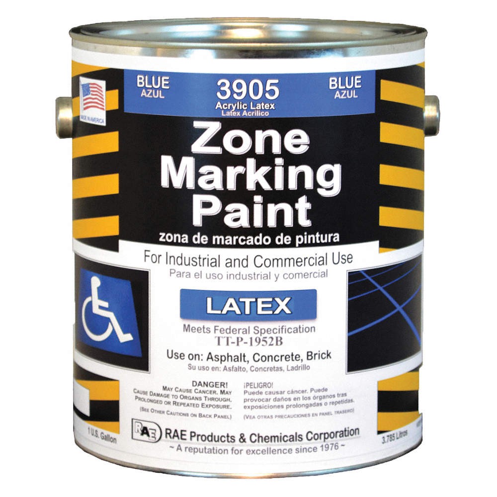 RAE 3905-01 Traffic Zone Marking Paint,1 gal,Blue 3EHH2