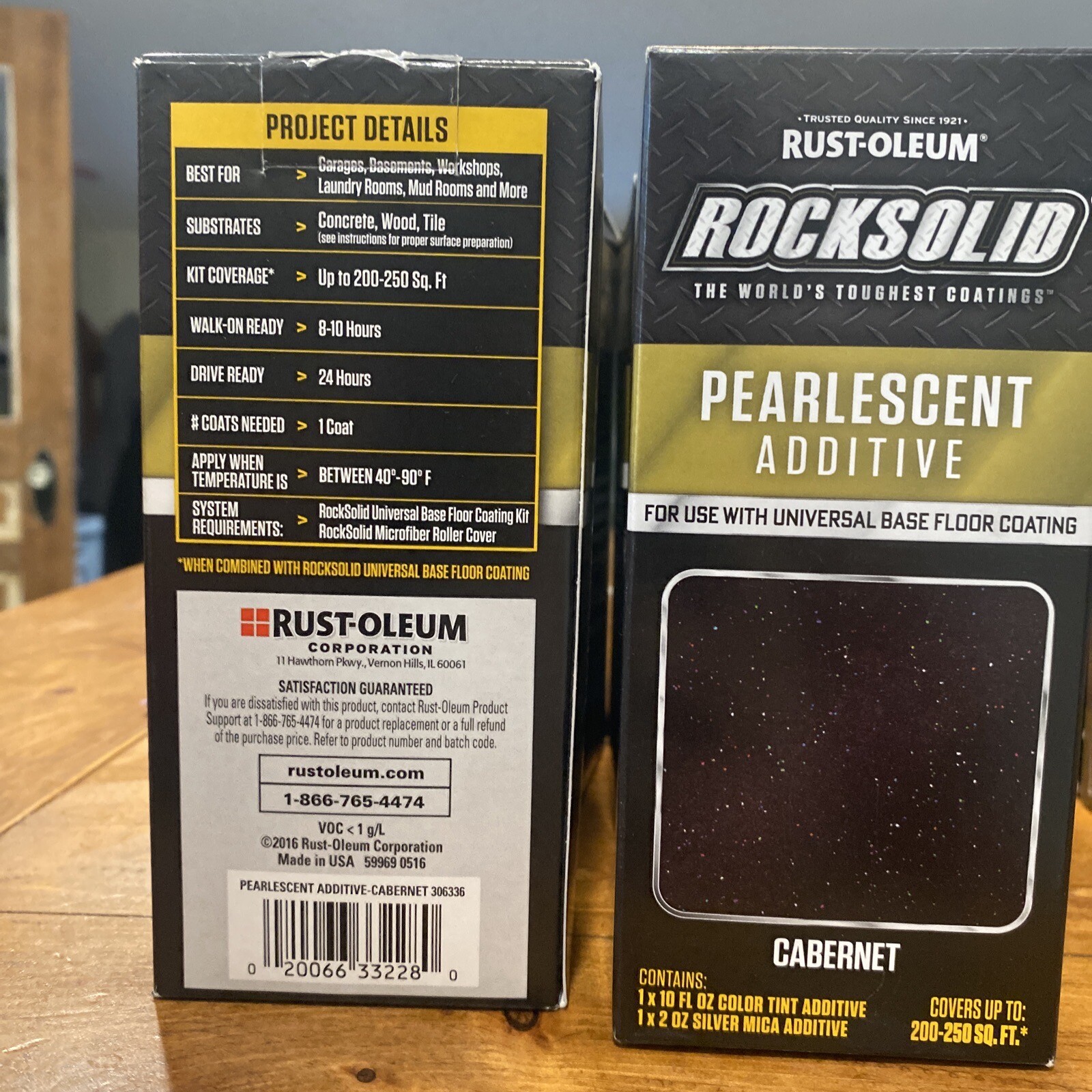 Rust-Oleum RockSolid Pearlescent Epoxy Additive. Cabernet 🔥🔥