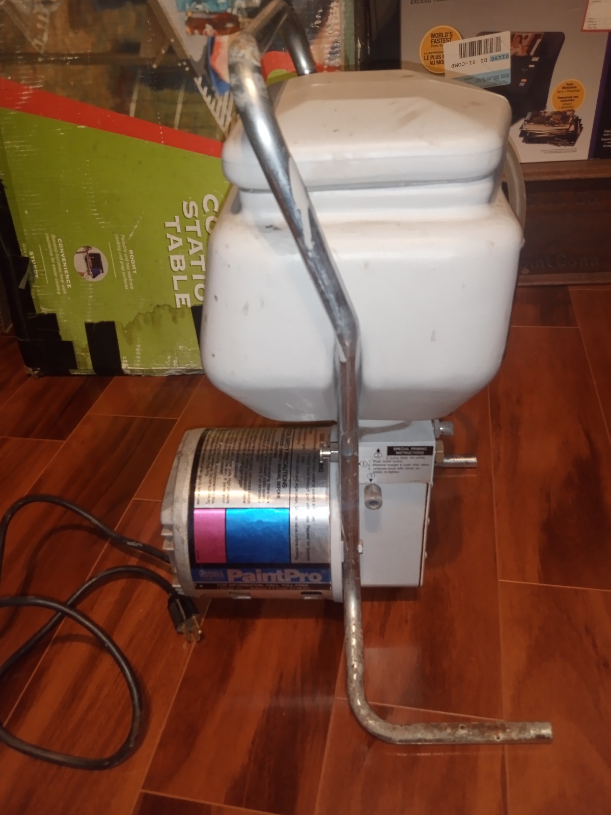 Campbell Hausfeld PaintPro Electric Airless Sprayer Stand Hopper AL 1200 ,115V