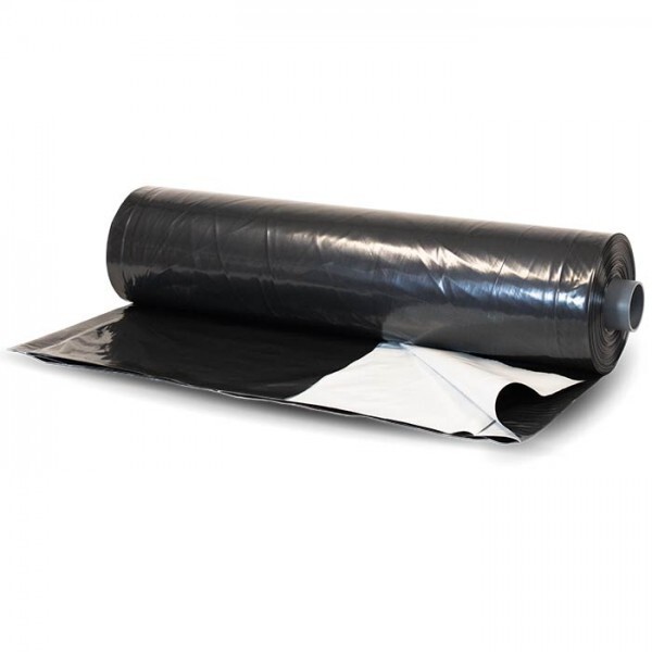 Farm Plastic Supply – Black/White 6 mil Crawl Space Vapor Barrier