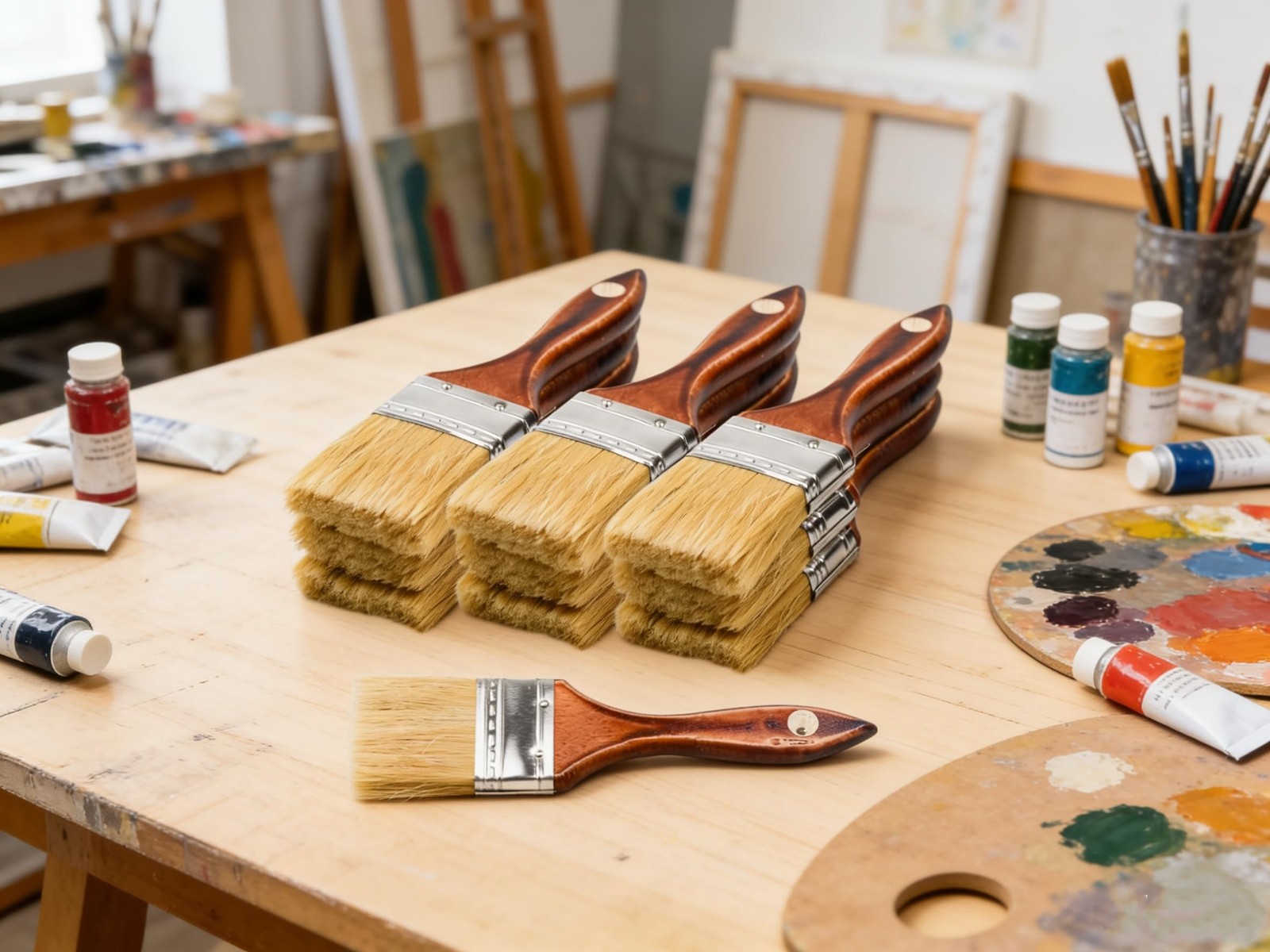 20PCS Chip Brushes Bulk Paint Brushes 2inch for Paint, Stains, Varnishes, Glu…