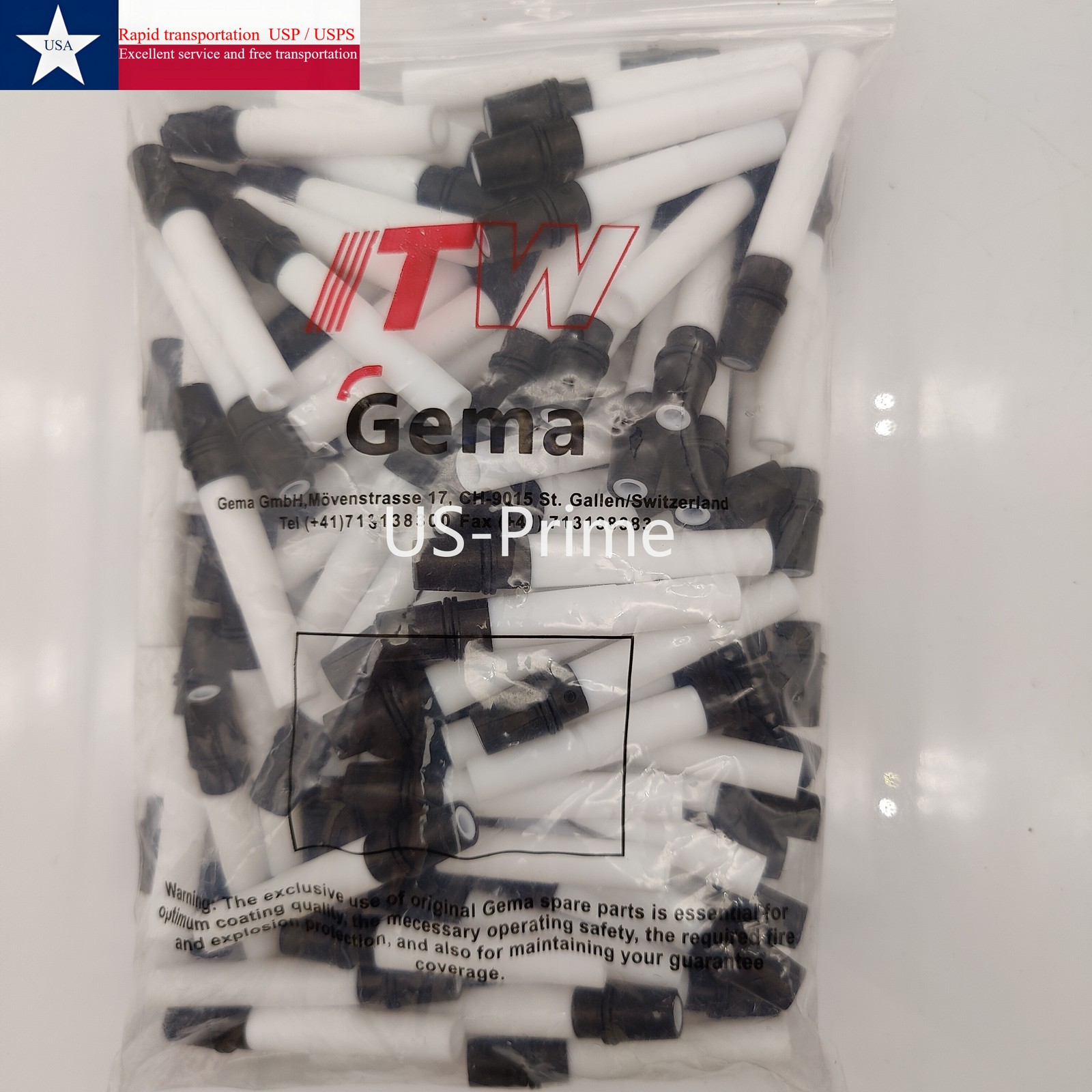 100PC Replacement Venturi insert sleeve Fits Gema powder spray pump IG06 1006485