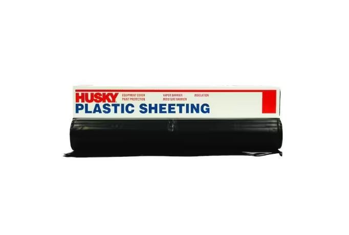 10 Ft. X 50 Ft. Black 6 Mil Plastic Sheeting