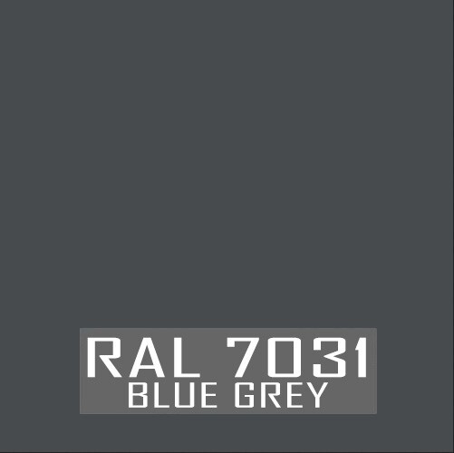 RAL 7031 Blue Grey Gloss Powder Coating Paint – New 1LB